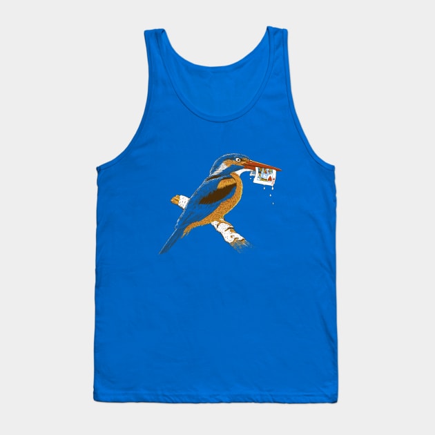 King Fisher Tank Top by victorcalahan